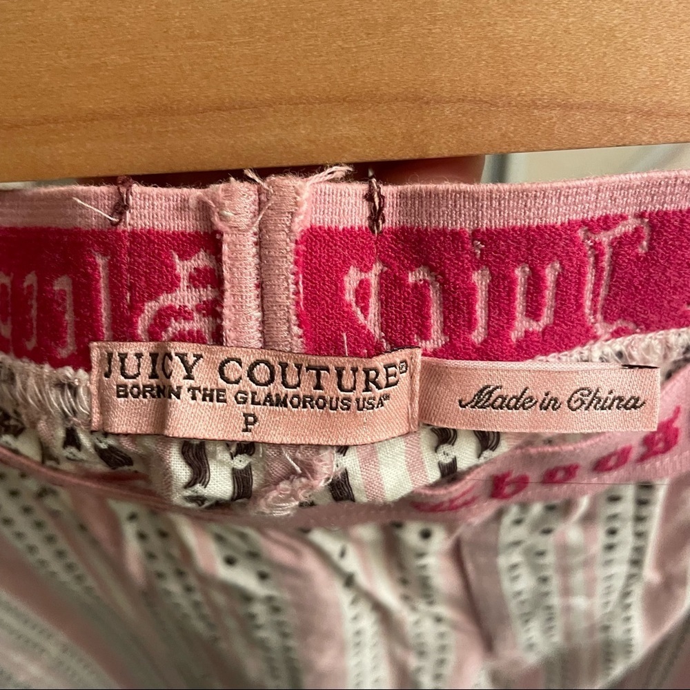 Y2K STYLE | Juicy Couture | Pajama Bottoms Size P - Picture 3 of 4
